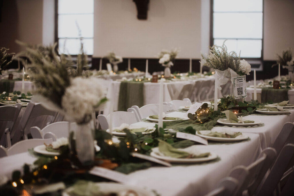 Elegant reception setup in Coatesville PA